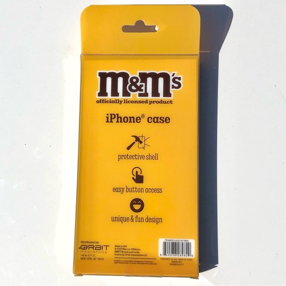 New M&M’s Floating Candy Liquid iPhone (12, 13, 14 Pro Max) Case - Picture 10 of 11